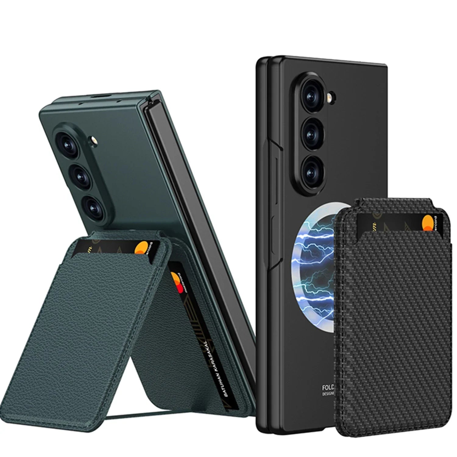 Magnetic Wallet Stand Case