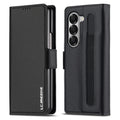 Leather Wallet Case with Card Holder & Kickstand